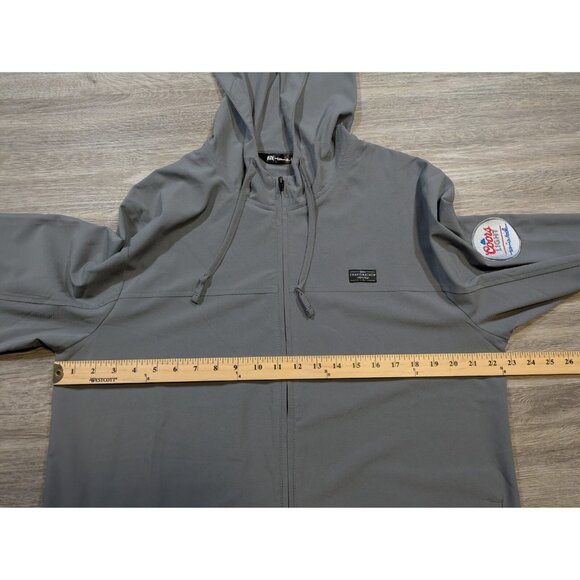 Travis Mathew Men's Large Wanderlust Coors Light Hoodie Jacket Full Zip Gray - Picture 7 of 9